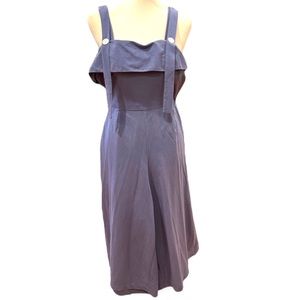 Like new Blue Sleeveless Jumpsuit Sz L